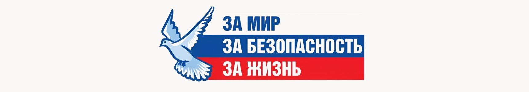 Баннер «За мир, за безопасность, за жизнь»